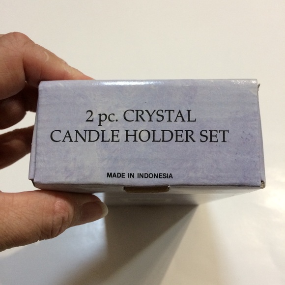 KIG Group 2-Piece Crystal Candle Holder Set - Picture 5 of 9